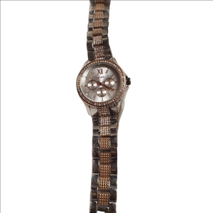Kensie gold & silver with rhinestones watch